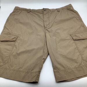 Converse One Star Mens Poplin Cargo Shorts‎ Tan Size 40 NWT